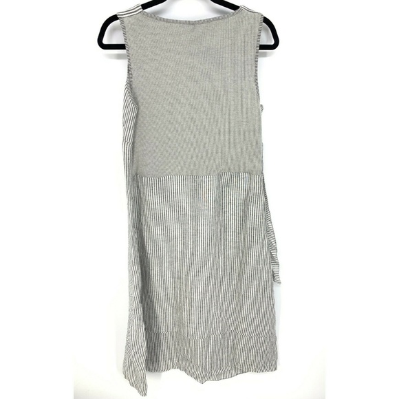Inizio Lagenlook Striped Linen Sleeveless Dress - Picture 2 of 4